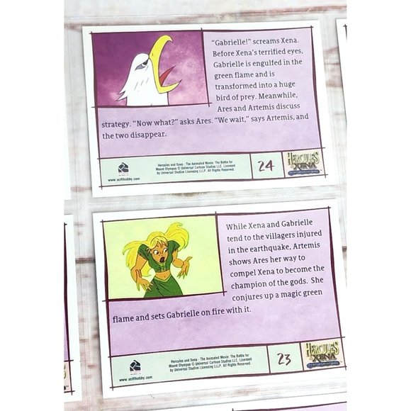 Hercules & Xena The Battle Of Mount Olympus Collectible Trading Card Bundle 19-2 - Picture 13 of 16